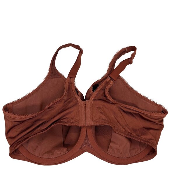 Wacoal 853192 Basic Beauty Spacer Full Coverage Underwire Bra 40DD Brown - Picture 2 of 3